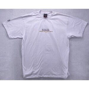 Bad Boy Shirt Men's Size Large Martial Arts MMA Brazil USA White Vintage Graphic